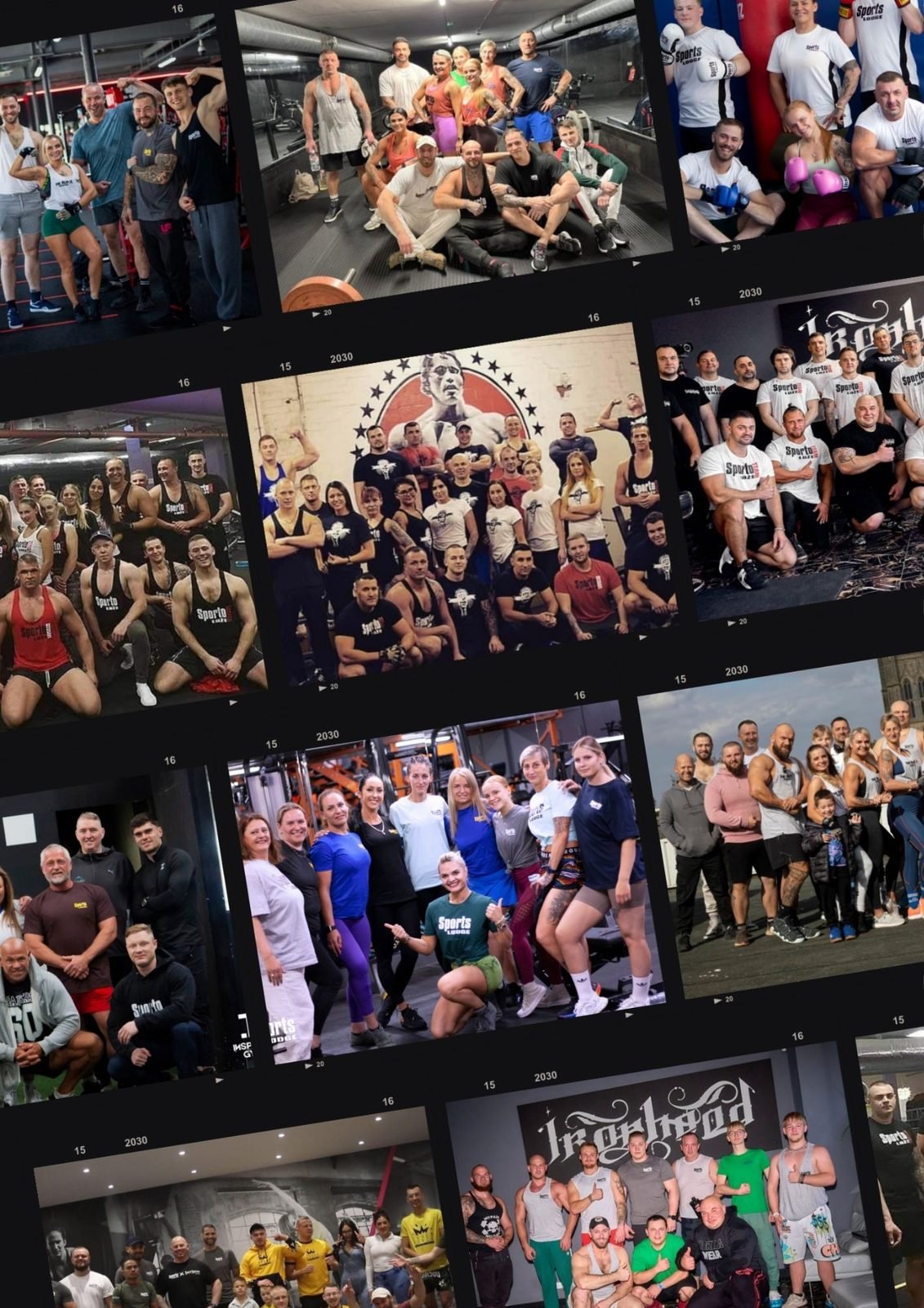 Collage of Sports Lodge community meetups and events